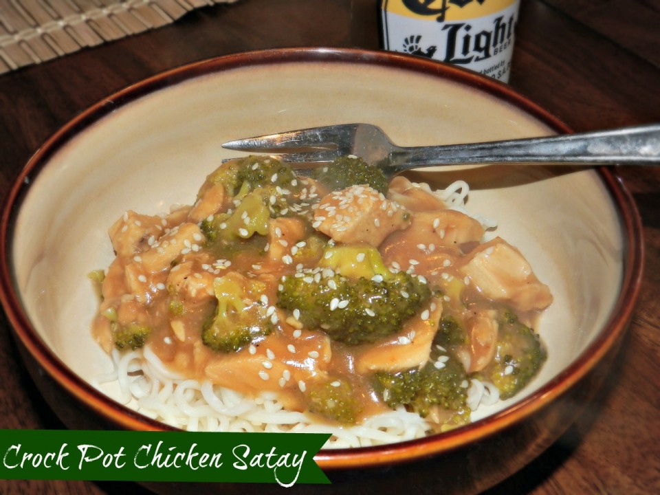 Crock Pot Chicken Satay Stir Fry - Momma's Meals