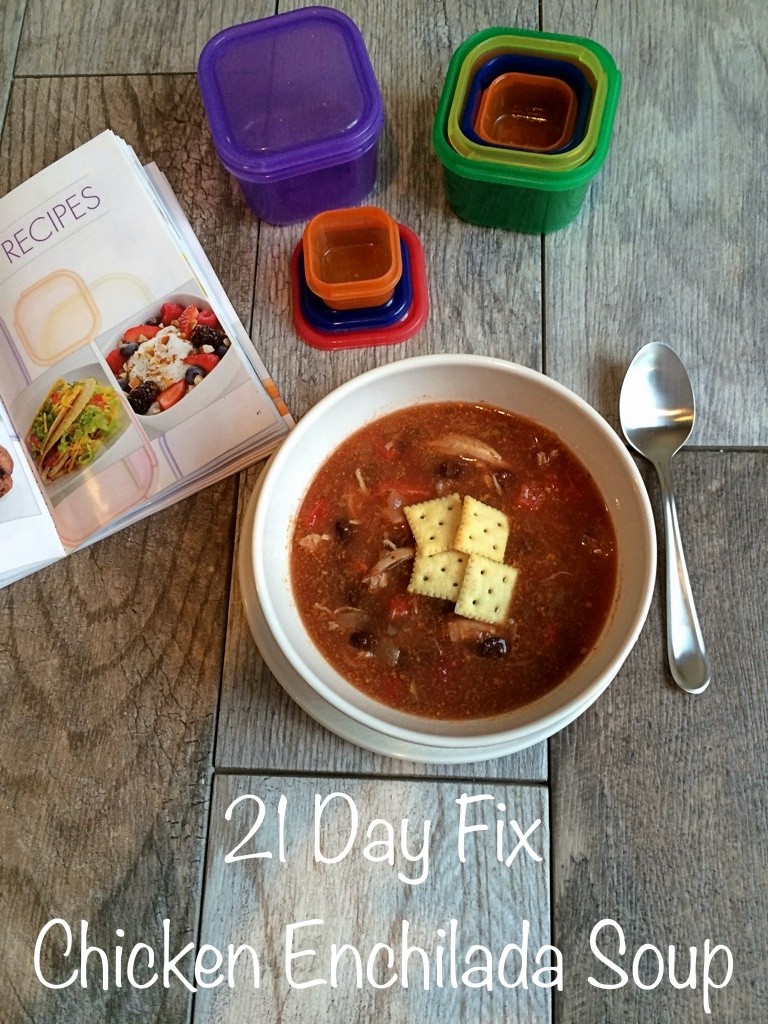 21 Day Fix Chicken Enchilada Soup - Momma's Meals