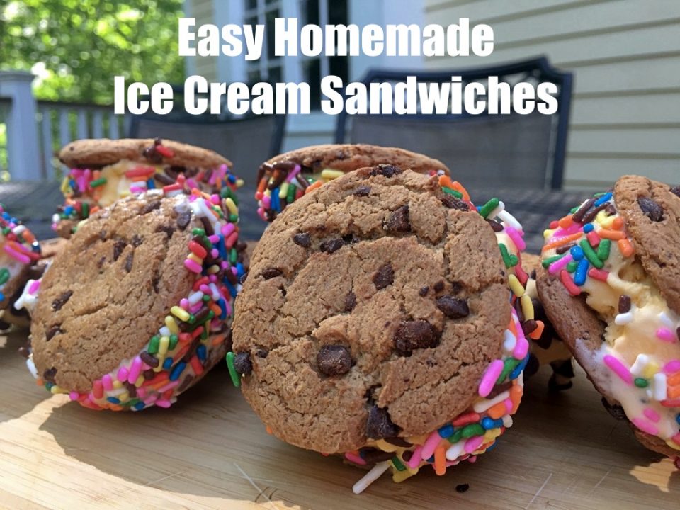 Easy Homemade Ice Cream Sandwiches FB