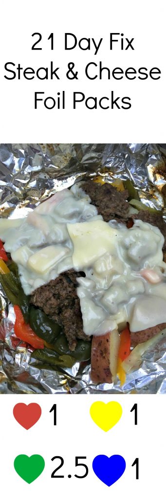 Steak and Cheese Foil Packets